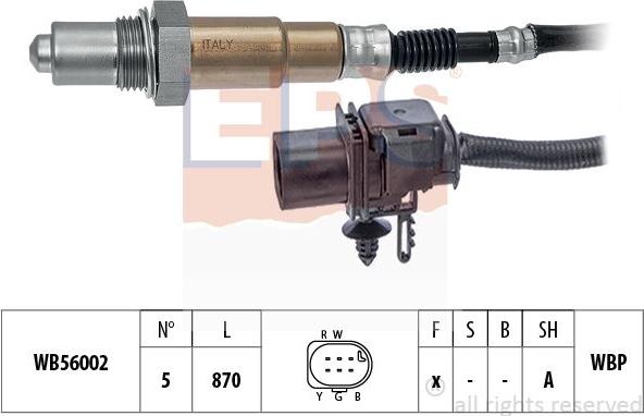 MDR EPS-1998 484 - Лямбда-зонд, датчик кисню autozip.com.ua