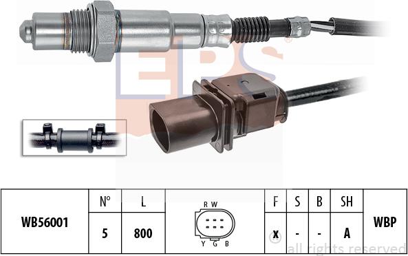 MDR EPS-1998 428 - Лямбда-зонд, датчик кисню autozip.com.ua