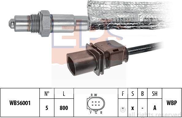 MDR EPS-1998 427 - Лямбда-зонд, датчик кисню autozip.com.ua