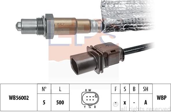 MDR EPS-1998 471 - Лямбда-зонд, датчик кисню autozip.com.ua