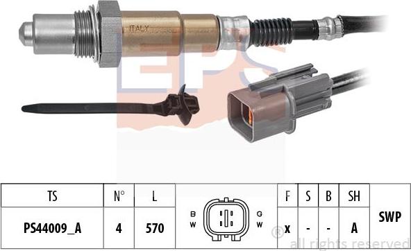 MDR EPS-1998 548 - Лямбда-зонд, датчик кисню autozip.com.ua