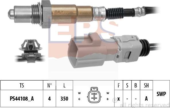 MDR EPS-1998 556 - Лямбда-зонд, датчик кисню autozip.com.ua