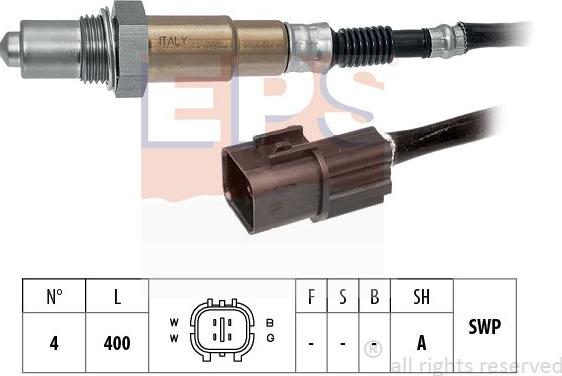 MDR EPS-1998 551 - Лямбда-зонд, датчик кисню autozip.com.ua