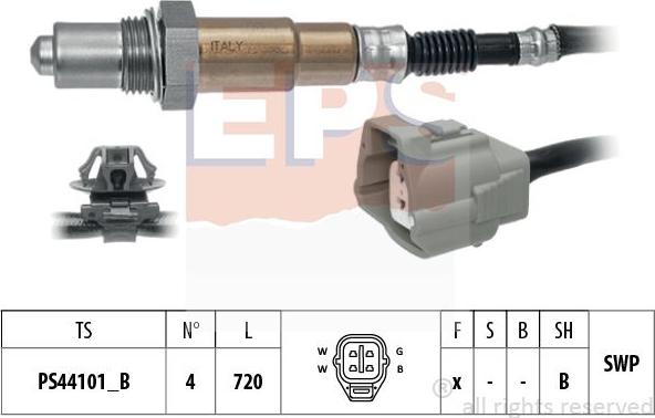 MDR EPS-1998 565 - Лямбда-зонд, датчик кисню autozip.com.ua