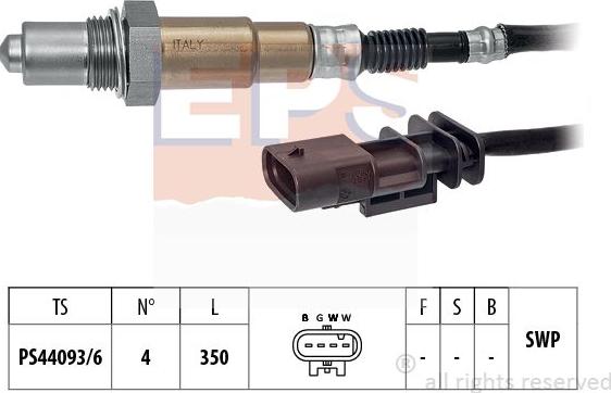 MDR EPS-1998 508 - Лямбда-зонд, датчик кисню autozip.com.ua