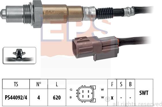 MDR EPS-1998 514 - Лямбда-зонд, датчик кисню autozip.com.ua