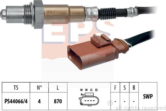 MDR EPS-1998 534 - Лямбда-зонд, датчик кисню autozip.com.ua