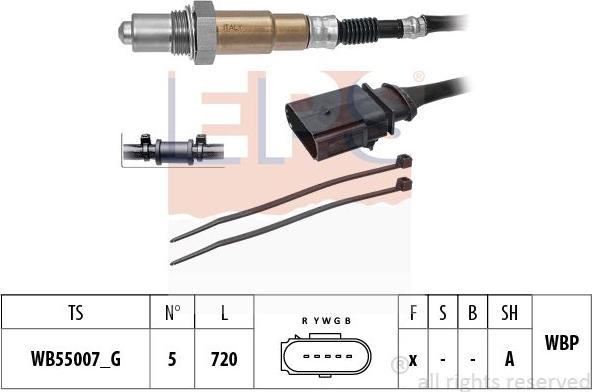 MDR EPS-1998 575 - Лямбда-зонд, датчик кисню autozip.com.ua