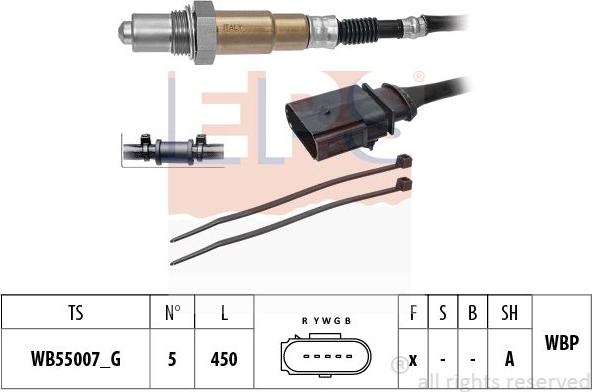 MDR EPS-1998 577 - Лямбда-зонд, датчик кисню autozip.com.ua