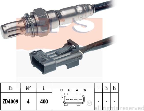 MDR EPS-1998 026 - Лямбда-зонд, датчик кисню autozip.com.ua