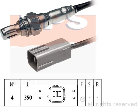 MDR EPS-1998 192 - Лямбда-зонд, датчик кисню autozip.com.ua