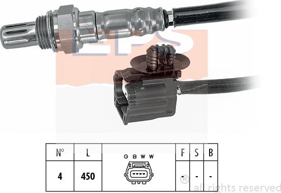 MDR EPS-1998 117 - Лямбда-зонд, датчик кисню autozip.com.ua