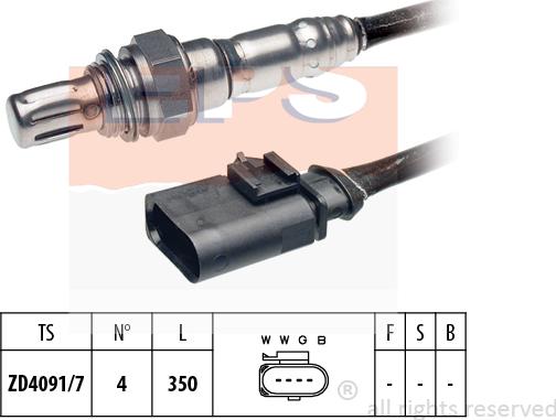 MDR EPS-1998 176 - Лямбда-зонд, датчик кисню autozip.com.ua