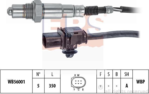 MDR EPS-1998 390 - Лямбда-зонд, датчик кисню autozip.com.ua