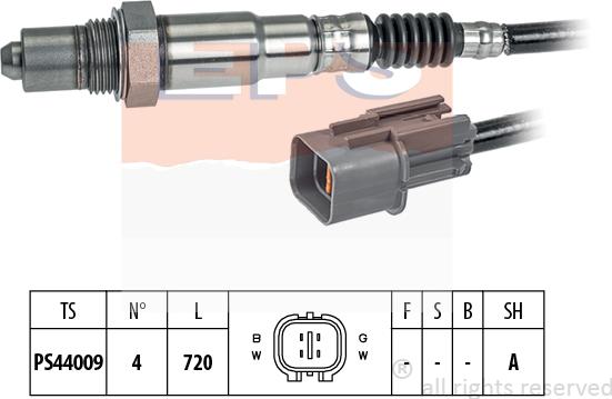 MDR EPS-1998 345 - Лямбда-зонд, датчик кисню autozip.com.ua