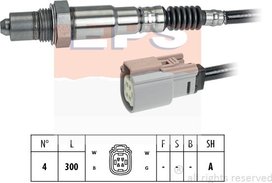 MDR EPS-1998 367 - Лямбда-зонд, датчик кисню autozip.com.ua