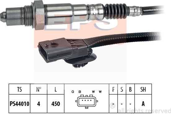 MDR EPS-1998 309 - Лямбда-зонд, датчик кисню autozip.com.ua