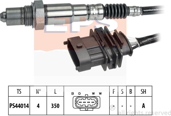 MDR EPS-1998 305 - Лямбда-зонд, датчик кисню autozip.com.ua