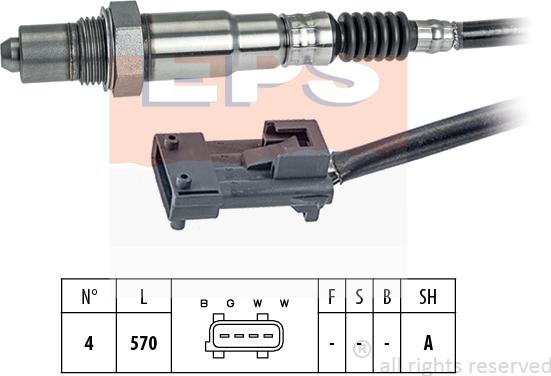 MDR EPS-1998 318 - Лямбда-зонд, датчик кисню autozip.com.ua