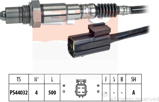 MDR EPS-1998 336 - Лямбда-зонд, датчик кисню autozip.com.ua