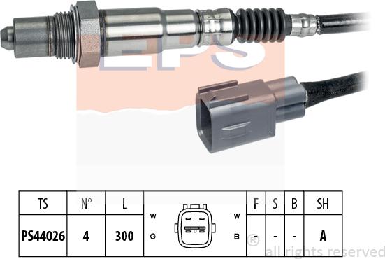 MDR EPS-1998 294 - Лямбда-зонд, датчик кисню autozip.com.ua