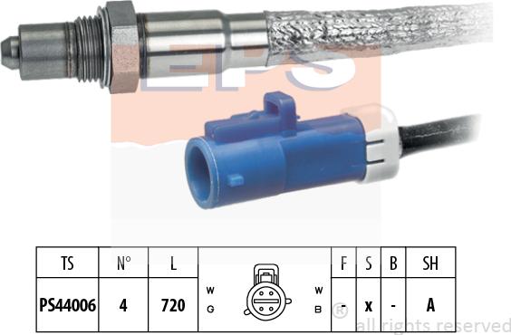 MDR EPS-1998 298 - Лямбда-зонд, датчик кисню autozip.com.ua