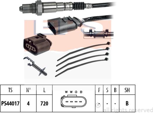 MDR EPS-1998 248 - Лямбда-зонд, датчик кисню autozip.com.ua