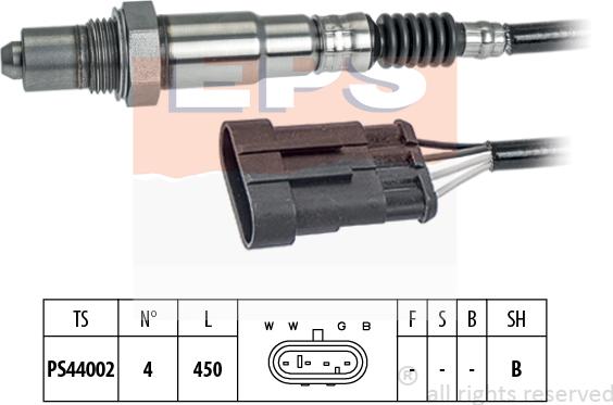 MDR EPS-1998 242 - Лямбда-зонд, датчик кисню autozip.com.ua