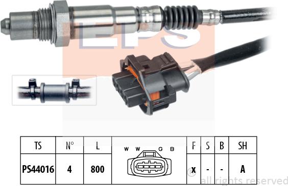 MDR EPS-1998 263 - Лямбда-зонд, датчик кисню autozip.com.ua