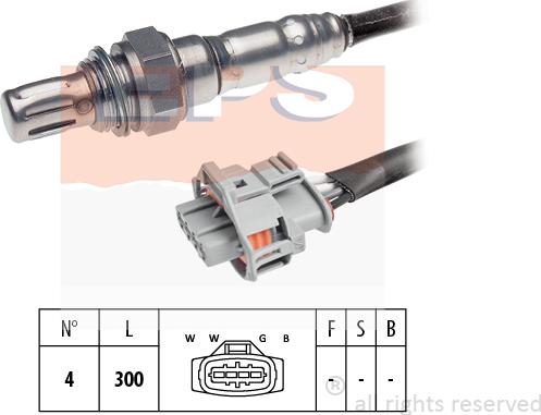 MDR EPS-1998 214 - Лямбда-зонд, датчик кисню autozip.com.ua