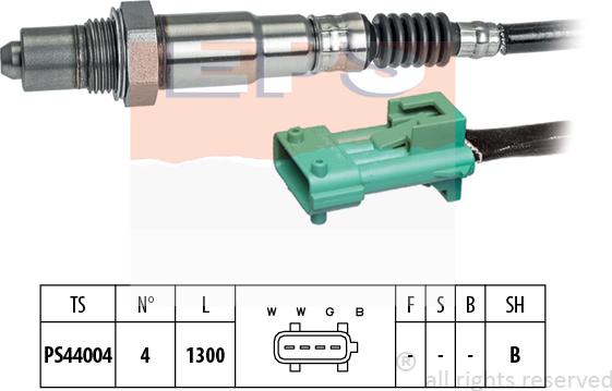 MDR EPS-1998 222 - Лямбда-зонд, датчик кисню autozip.com.ua