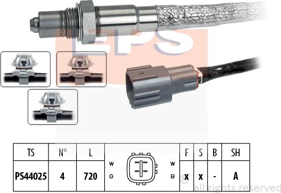 MDR EPS-1998 274 - Лямбда-зонд, датчик кисню autozip.com.ua