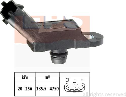 MDR EPS-1993 055 - Датчик, тиск вихлопних газів autozip.com.ua