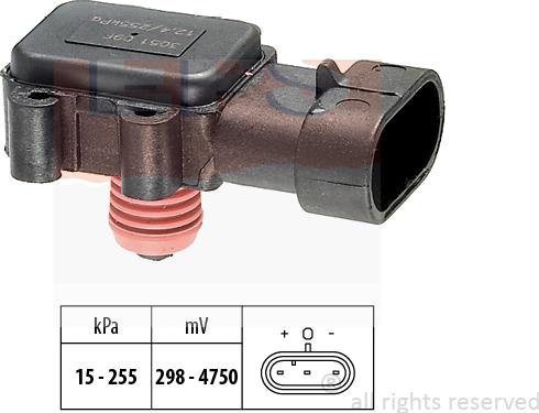 MDR EPS-1993 051 - Датчик, тиск наддуву autozip.com.ua