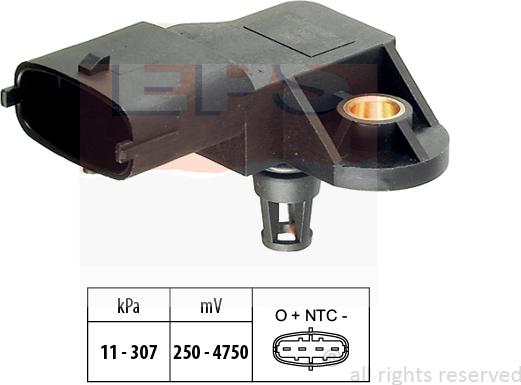 MDR EPS-1993 082 - Датчик тиску, підсилювач гальмівної системи autozip.com.ua