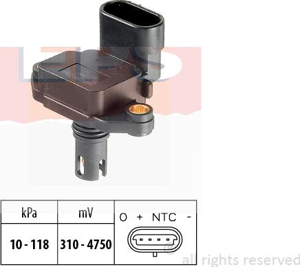 MDR EPS-1993 087 - Датчик, тиск наддуву autozip.com.ua