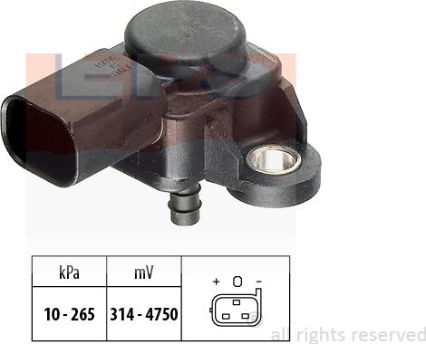 MDR EPS-1993 102 - Датчик, тиск вихлопних газів autozip.com.ua