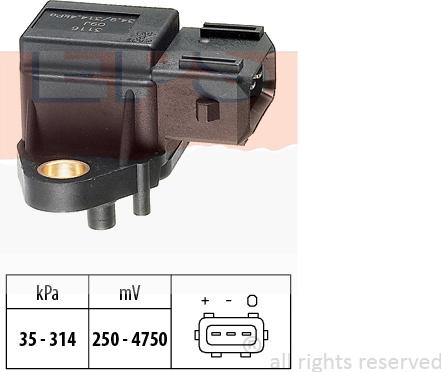 MDR EPS-1993 116 - Датчик тиску повітря, висотний коректор autozip.com.ua