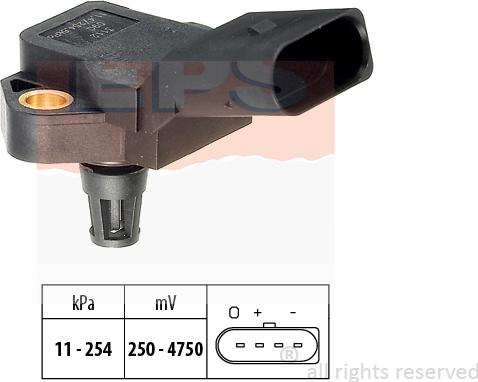 MDR EPS-1993 112 - Датчик тиску, підсилювач гальмівної системи autozip.com.ua