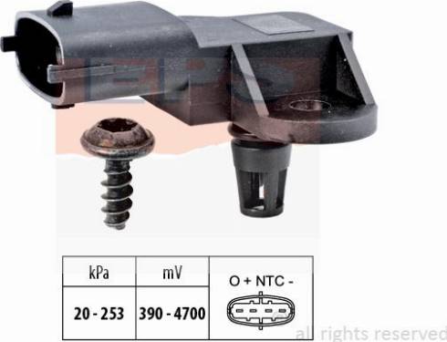 MDR EPS-1993 176 - Датчик тиску, підсилювач гальмівної системи autozip.com.ua