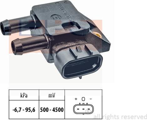 MDR EPS-1993 308 - Датчик, тиск вихлопних газів autozip.com.ua