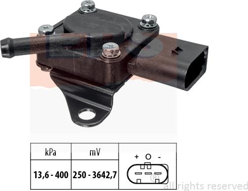 MDR EPS-1993 319 - Датчик, тиск вихлопних газів autozip.com.ua