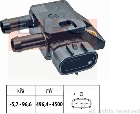 MDR EPS-1993 333 - Датчик, тиск вихлопних газів autozip.com.ua