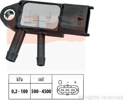 MDR EPS-1993 291 - Датчик тиску повітря, висотний коректор autozip.com.ua