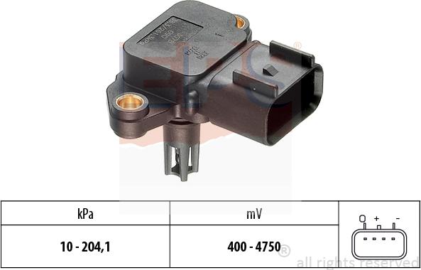 MDR EPS-1993 212 - Датчик тиску повітря, висотний коректор autozip.com.ua