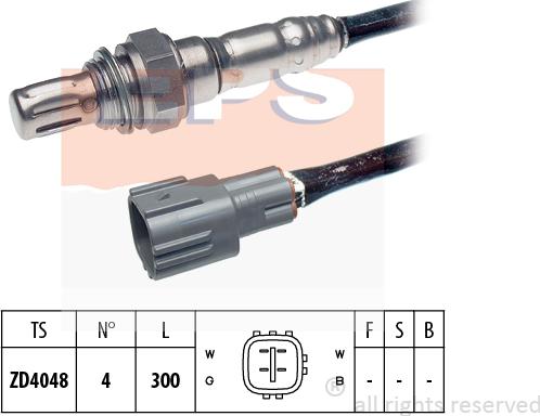 MDR EPS-1997 961 - Лямбда-зонд, датчик кисню autozip.com.ua