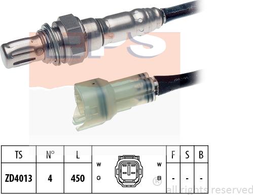 MDR EPS-1997 911 - Лямбда-зонд, датчик кисню autozip.com.ua