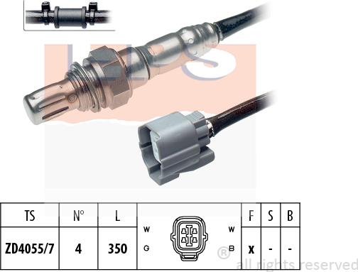 MDR EPS-1997 495 - Лямбда-зонд, датчик кисню autozip.com.ua