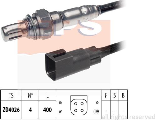 MDR EPS-1997 444 - Лямбда-зонд, датчик кисню autozip.com.ua