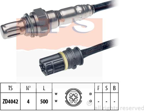 MDR EPS-1997 422 - Лямбда-зонд, датчик кисню autozip.com.ua